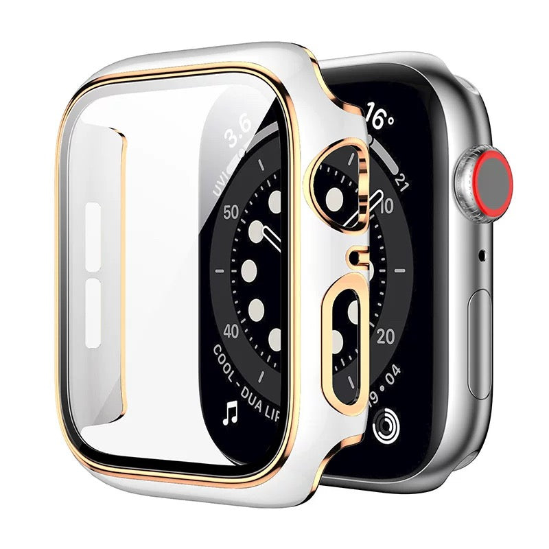 Waterproof Watch Case With Tempered Glass Film