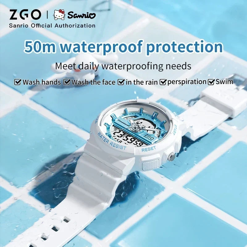 ZGO X Sanrio Cinnamoroll Electronic Watch for girls