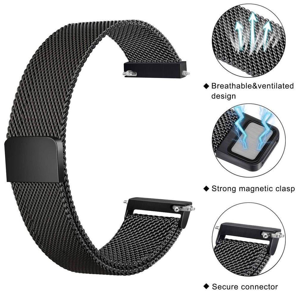 Milanese Magnetic Loop Strap with Quick Release