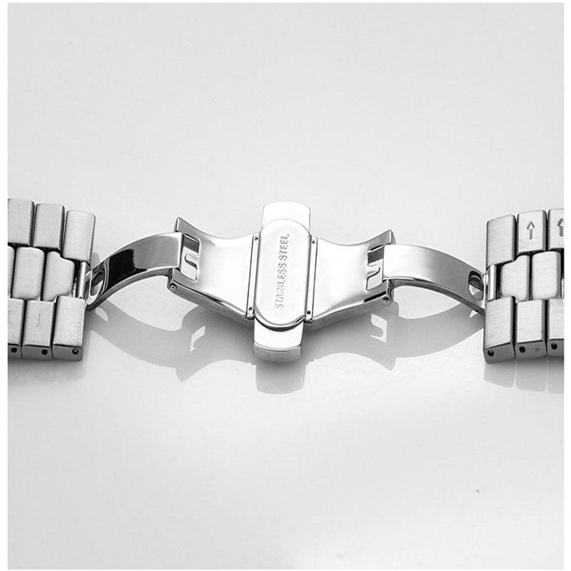Combination Milanese Stainless Steel Watch Band
