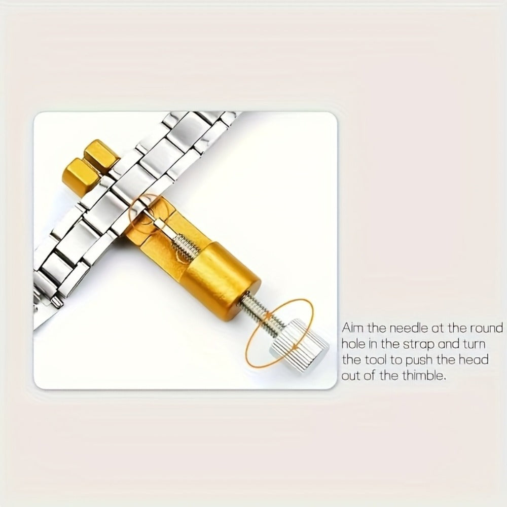 Watch Repair Kit with Case Opening and Strap Adjustment Tools in a 72 Piece Set for a Home Workbench